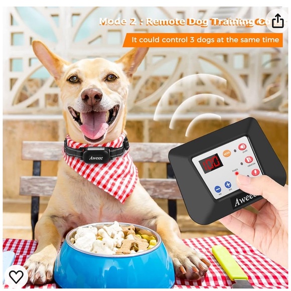 Wireless dog fence remote training For up to two